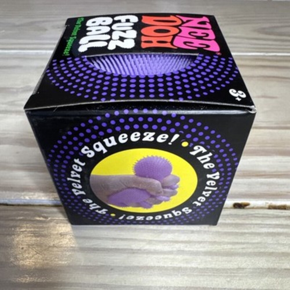 Purple Needoh FUZZ BALL Nee Doh Squishy NEE-DOH AUTHENTIC Schylling - Picture 4 of 4